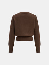 Asymmetric Button Front Cardigan